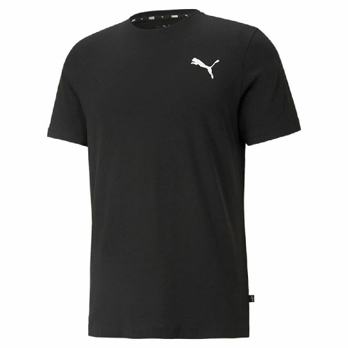 PUMA Ess Small Logo Tee (s), Puma Black, Uomo