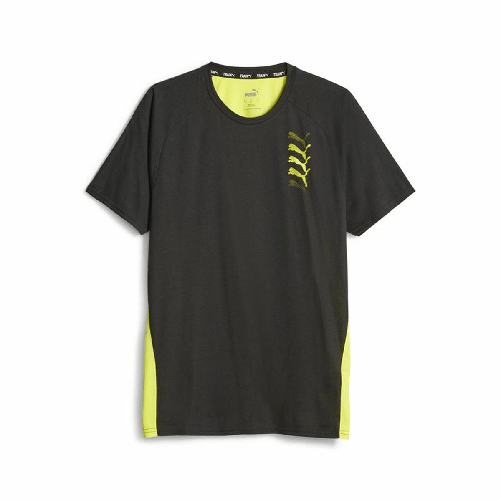 Puma Maglia a Maniche Corte Uomo Puma Fit Triblend Ul Nero
