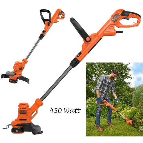 Tagliabordi Elettrico Black Decker Decespugliatore Filo Bordi Tosa Taglia Erba