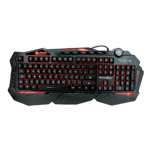 Talius Tastiera per Giochi Talius Banshee Nero Qwerty in Spagnolo