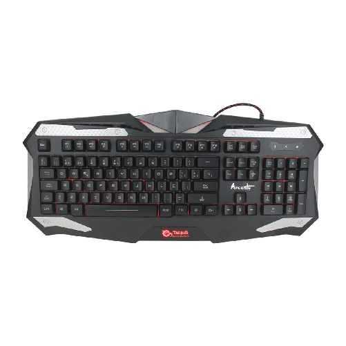 Talius Tastiera per Giochi Talius Arconte Nero Qwerty in Spagnolo