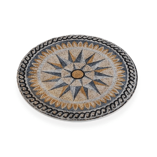 Versa Sottopentola Rotund Mozaic Sughero Ceramica (20 x 20 cm)