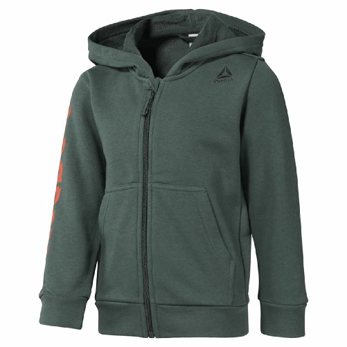 Reebok Giacca Sportiva da Bambini Reebok Elements Full Verde