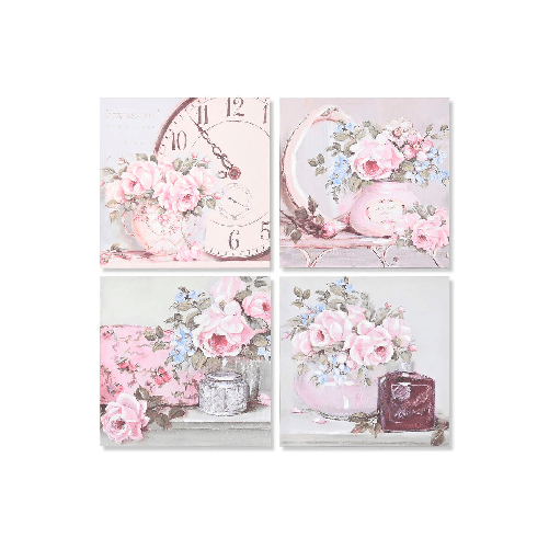 Tela Home ESPRIT Abete Tela 60 x 3 x 60 cm