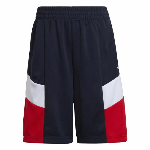 Adidas Pantaloncini Sportivi per Bambini Adidas D2M Big Logo Blu scuro