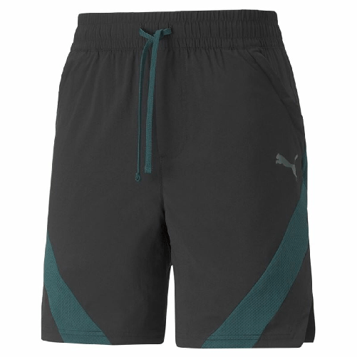 Puma Pantaloni Corti Sportivi da Uomo Puma Woven 7 Nero