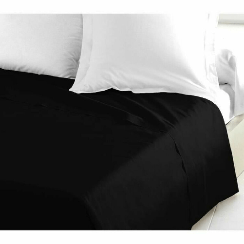 Lovely Home Lenzuolo Superiore Lovely Home Nero 240 x 300 cm (Letto matrimoniale)