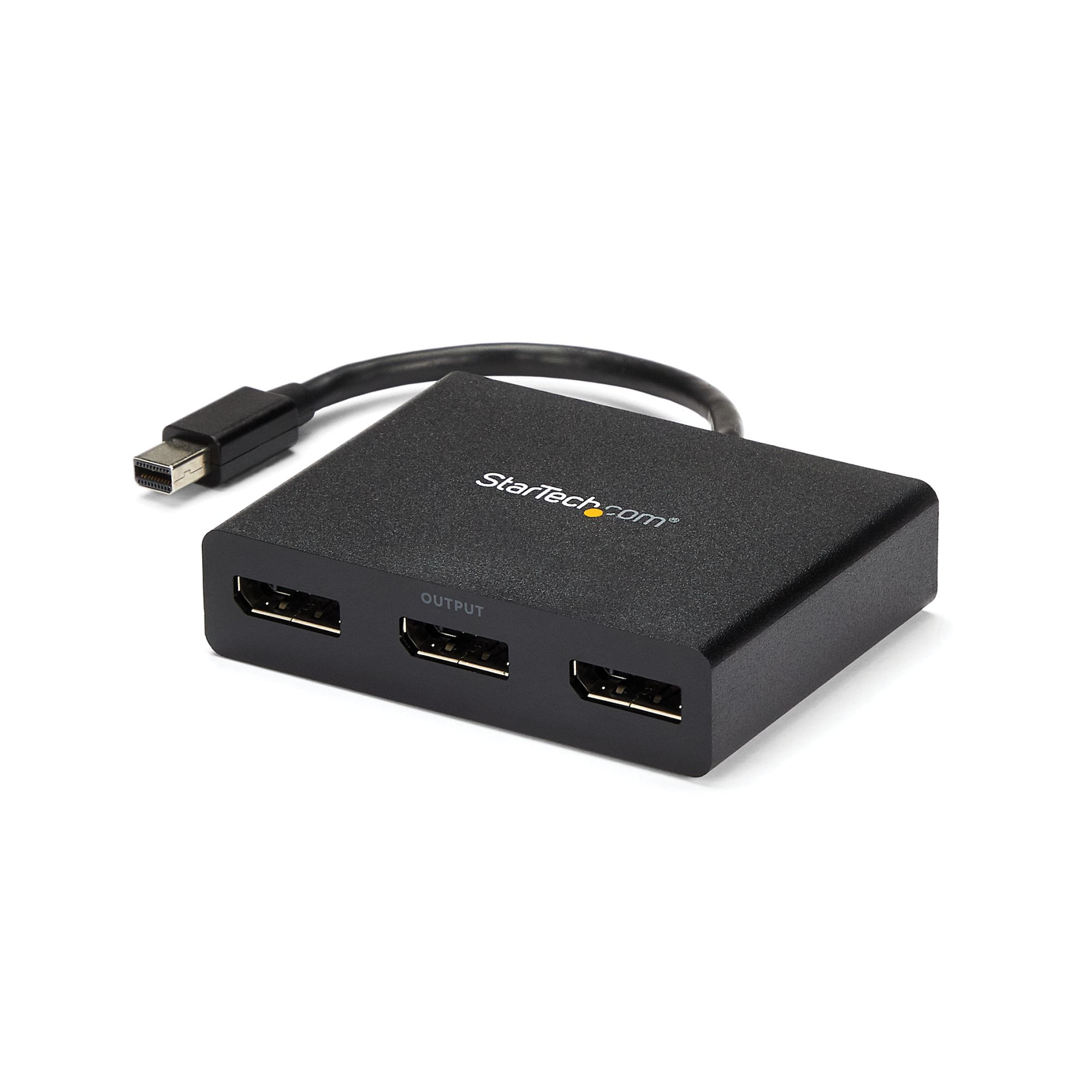 StarTech.com Adattatore multi monitor a 3 porte - Mini DisplayPort a DisplayPort MST Hub, doppio 4K 30Hz e 1x 1080p - Splitter video per modalità desk
