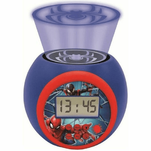 Lexibook RL977SP-00 sveglia Sveglia digitale Multicolore Lexibook Orologio Sveglia Lexibook Spider-Man Proiettore