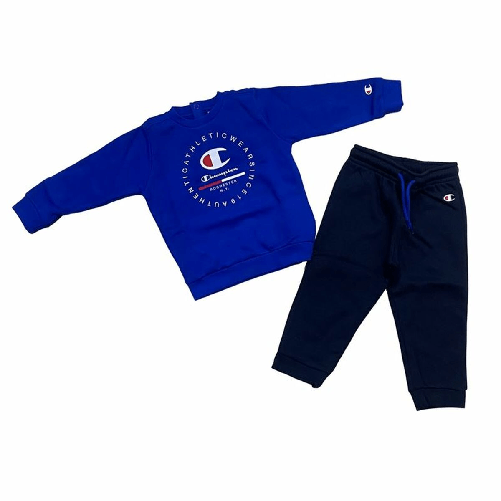Champion Completo Sportivo per Neonati Champion Crewneck Suit Azzurro
