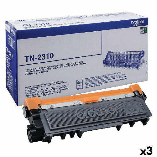 Brother Toner Originale Brother L-2300D, 2340DW, 2360DN, 2365DW, 2540, 2700 Nero (3 Unità)