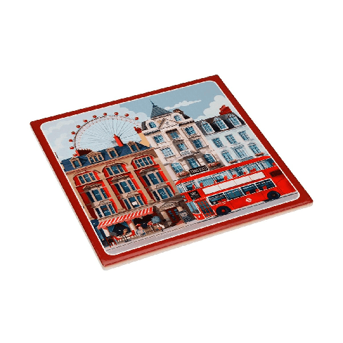 Versa Sottopentola Versa London Sughero Ceramica 20 X 0,6 X 20 CM