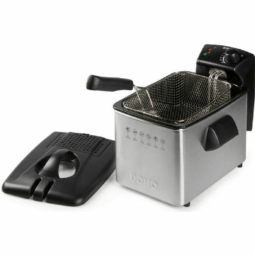 DOMO Friggitrice DOMO DO465FR 4 L 3000 W Argentato Acciaio