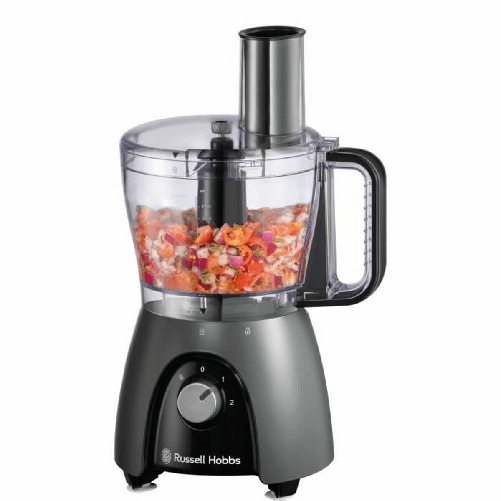 Russell Hobbs 27111-56 robot da cucina 600 W 2,3 L Nero, Trasparente Russell Hobbs Robot da Cucina Russell Hobbs Desire Matte Charcoal Nero 600 W
