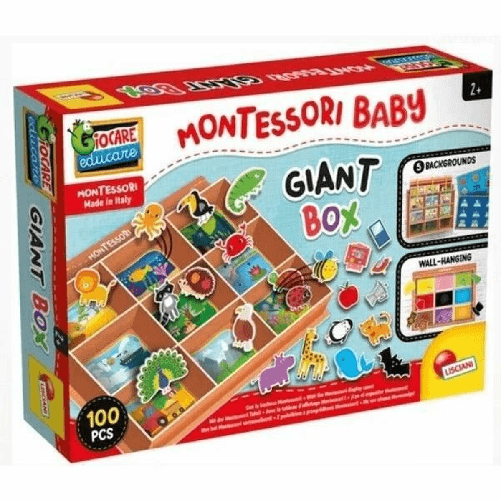 Lisciani Giochi Gioco Educativo Lisciani Giochi Montessori Baby Giant Box
