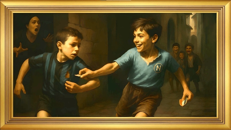 Napoli Bandiera Napoli Avanti Scugnizzi Stadio 4° Scudetto Campioni Italia 100x150 cm