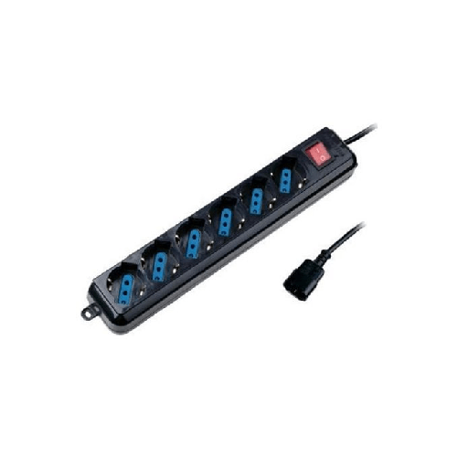 Nilox CEEW3925 prolunghe e multiple 1,5 m 6 presa(e) AC Nero Eminent EM3925 prolunghe e multiple 1,5 m 6 presa(e) AC Nero