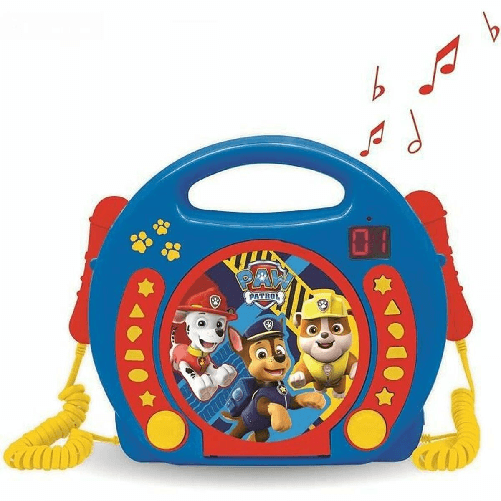 Lexibook Riproduttore Lexibook The Paw Patrol CD Microfono Karaoke x 2