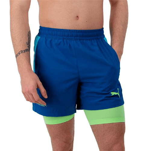 Puma Pantaloni Corti Sportivi da Uomo Puma Individual TeamGOAL
