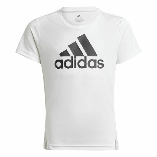 Adidas Maglia a Maniche Corte per Bambini Adidas Designed To Move Bianco