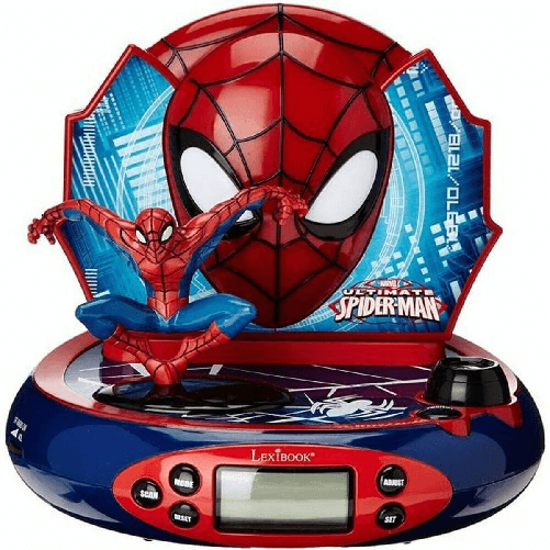 Lexibook Orologio Sveglia Lexibook Spider-Man Proiettore