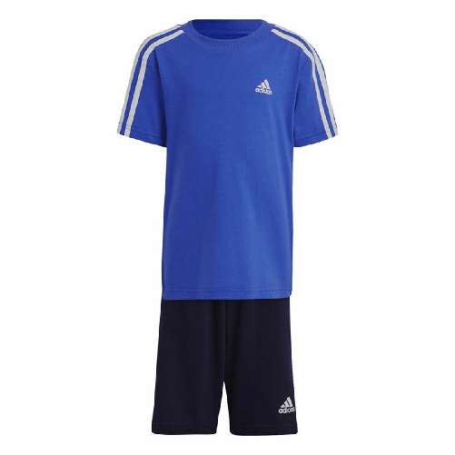 Adidas Completo Sportivo per Bambini Adidas 3 Stripes Azzurro