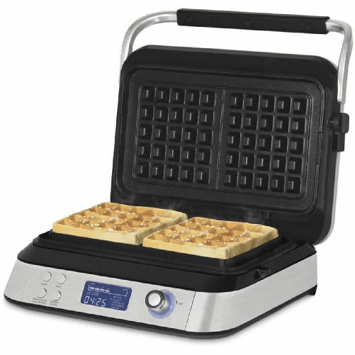 Hkoenig WËASY GFX800 piastra per waffle 2 waffle 1600 W Nero, Argento Hkoenig Macchina da Waffle Hkoenig GFX800 1600 W