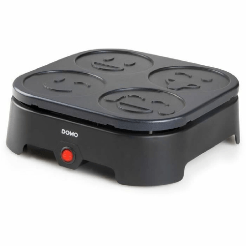 Domo DO8718P crepiera 4 crepe 600 W Nero DOMO Piastra per Crepe DOMO 600 W