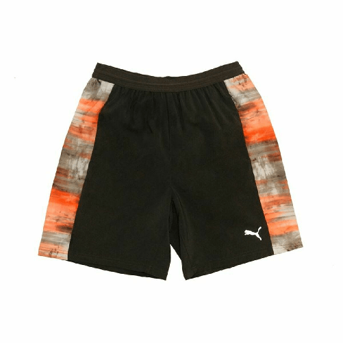 Puma Pantaloni Corti Sportivi da Uomo Puma Pace 7" Asphalt Graphic Nero
