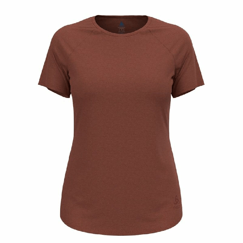 Maglia a Maniche Corte Donna Odlo Essential 365 Marrone