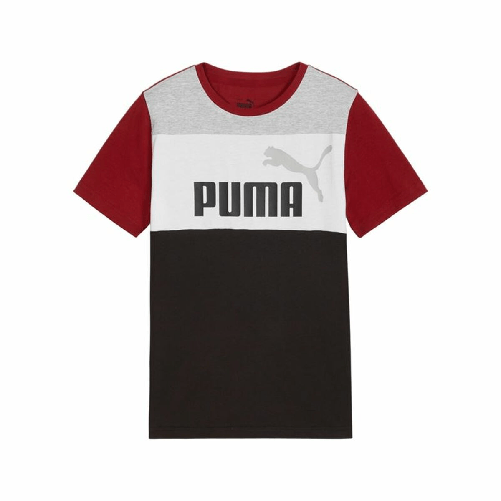 Puma Maglia a Maniche Corte per Bambini Puma Ess Block