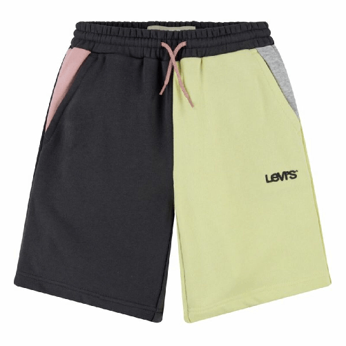 Levi's Pantaloncini Sportivi per Bambini Levi's French Terr 63392 Bicolore Nero