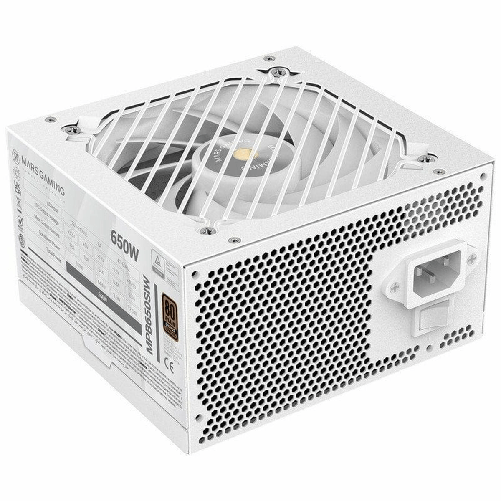 Mars Gaming MPB650SIW alimentatore per computer 650 W 24-pin ATX ATX Bianco Mars Gaming Fonte di Alimentazione Mars Gaming MPB650SIW ATX 650 W 80 Plus