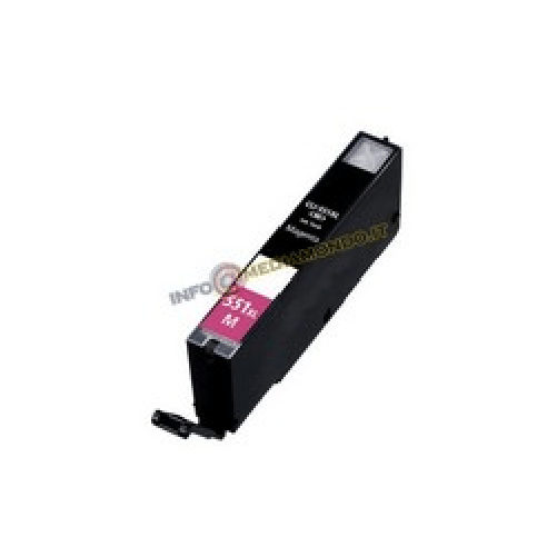 CARTUCCIA COMPATIBILE CON CHIP PER CANON CLI-551M XL - 6445B001 - MAGENTA 15ml