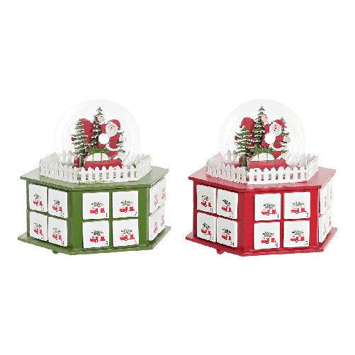 DKD Home Decor Calendario dell'Avvento DKD Home Decor Legno (22 x 19 x 20 cm) (2 Unità)