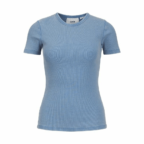 Maglia a Maniche Corte Donna Jack & Jones Jxfrankie Wash Ss Azzurro