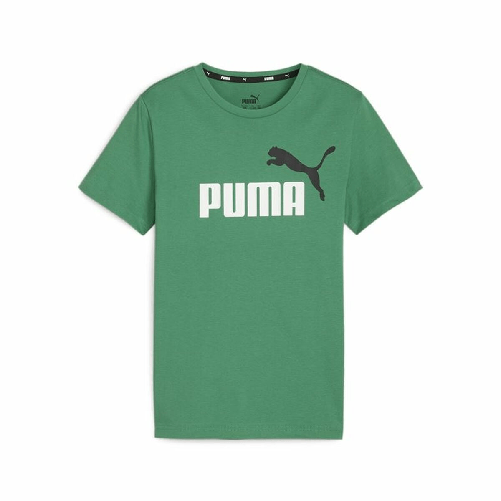 Puma Maglia a Maniche Corte per Bambini Puma Essentials+ Oliva
