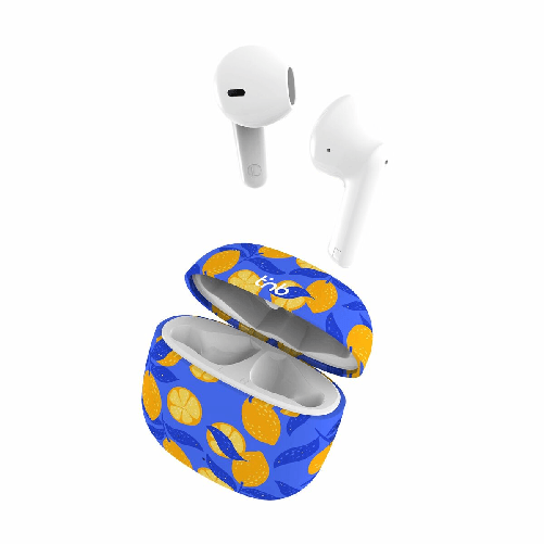T'NB Auricolari Wireless con Custodia di Ricarica T'NB LEMON Giallo Azzurro