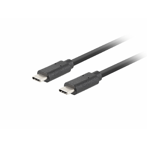 Lanberg CA-CMCM-32CU-0005-BK cavo USB USB 3.2 Gen 2 (3.1 Gen 2) 0,5 m USB C Nero Lanberg Cavo USB-C Lanberg CA-CMCM-32CU-0005-BK Nero 0,5 m