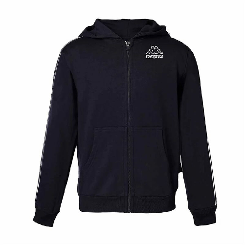 Felpa con Cappuccio Bambino Kappa 8031F0036 Nero