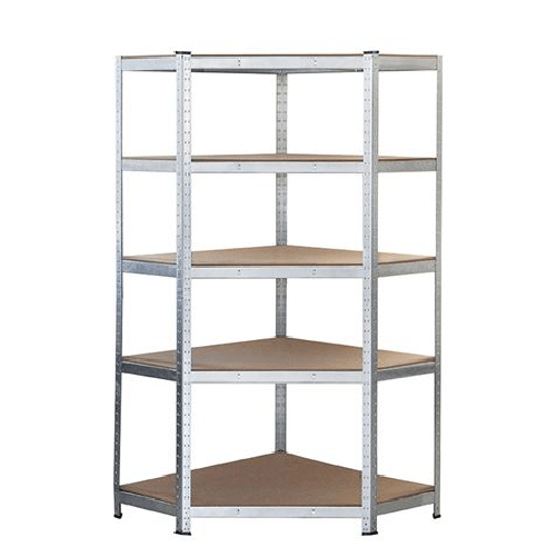 Scaffale Zincato Blim - 180x90x40x90cm - 5 Ripiani Regolabili - Portata 175kg per ripiano - Spessore Acciaio 0,62mm - Ri