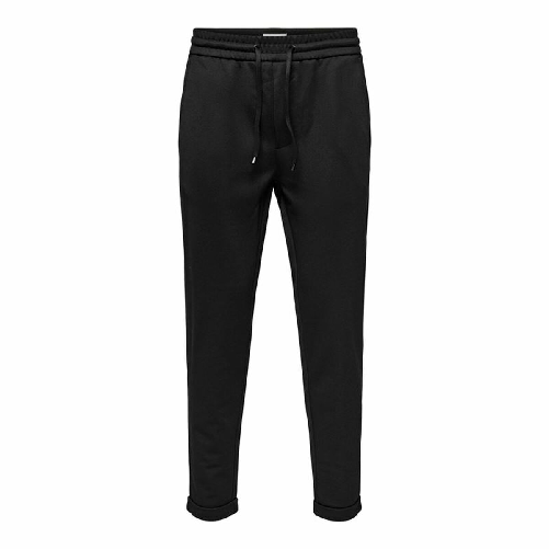 Pantalone di Tuta per Adulti Only & Sons Onslinus Crop Tap 0192 Nero Uomo