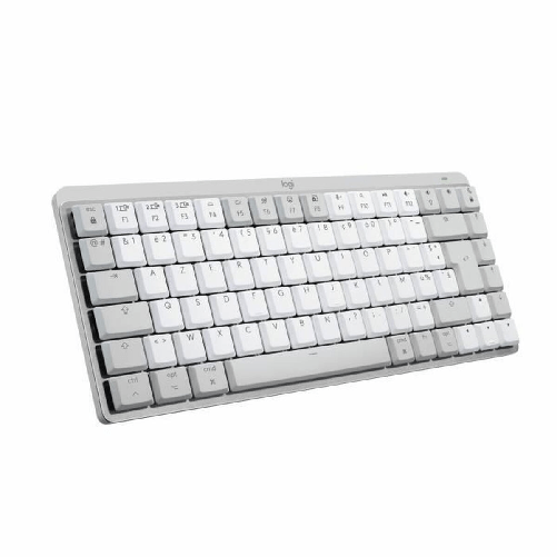 Logitech Tastiera Wireless Logitech MX Mini Mechanical for Mac Bianco Bianco/Grigio Francese AZERTY