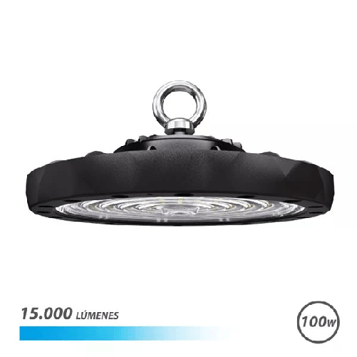 Elbat Lampada da soffitto a LED UFO Elbat - Potenza: 100W - Lumen: 15000 - Luce fredda: 6500K - AC 100