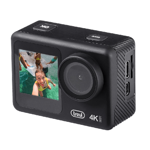 Trevi GO 2550 4K fotocamera per sport d'azione Full HD Wi-Fi 86 g Trevi Fotocamera Sportiva Trevi 25504K00 Nero