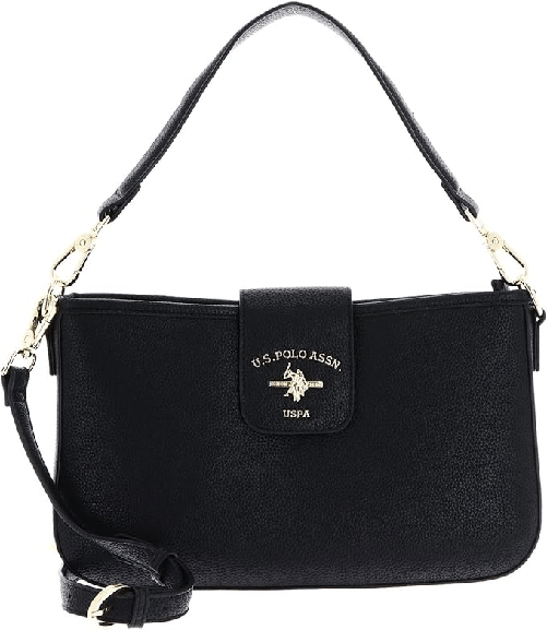 BORSA BORSE DONNA US POLO ASSN STANFORD BEUSS6366WVP000 NERO ORIGINALE PE 2025 Unica Nero