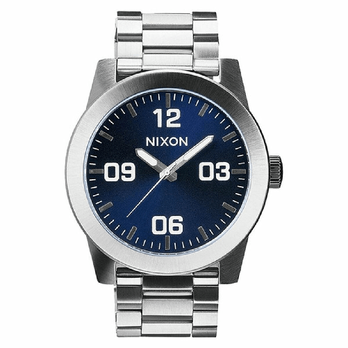 Nixon CORPORAL SS Orologio da polso Maschio Quarzo Acciaio inox Nixon Orologio Uomo Nixon CORPORAL SS Argentato