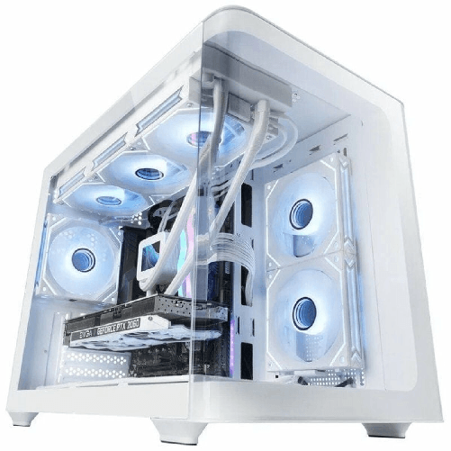 Mars Gaming Case computer desktop ATX Mars Gaming MCFUSIONMW Bianco