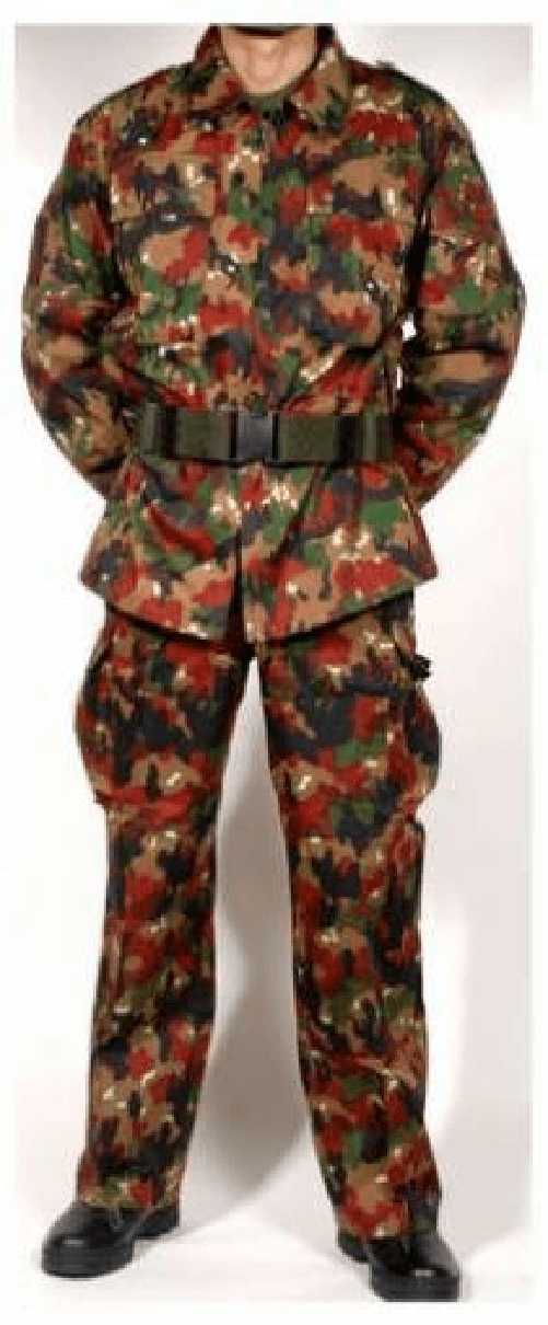 Fratelliditalia.org Divisa completo uniforme mimetica svizzera cotone militare Taglia 52