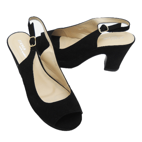 Scarpe aperte donna nere cinturino zeppa comode estive eleganti 36 39 36